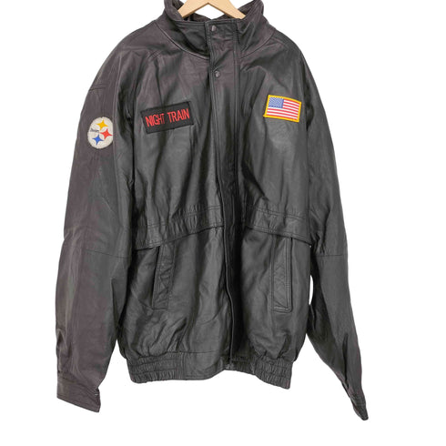 キングサイズ KINGSIZE バイカー レザージャケット ワッペン付き メンズ 3XL