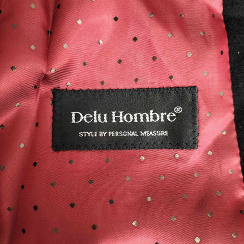 Delu Hombre デル・オンブレ ウール カシミヤ混 コート メンズ LL