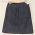 メゾンキツネ MAISON KITSUNE ZIPPED SKIRT フロントジップ デニムスカート レディース JPN:34