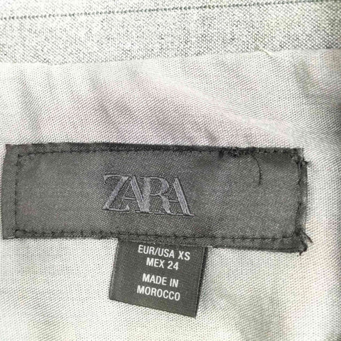 ザラ ZARA ボタン付きピンストライプトップス レディース JPN:XS