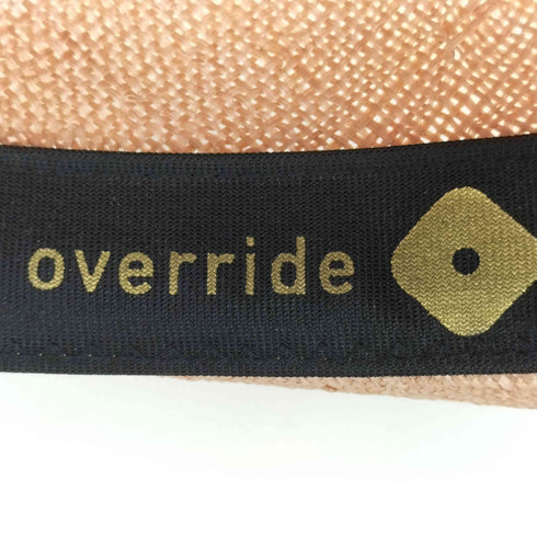 オーバーライド override 中折れ ストローハット メンズ 60cm