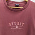 ステューシー Stussy 90S USA製 紺タグ 袖裾シングル ロゴプリント クルーネックTシャツ メンズ import:XL