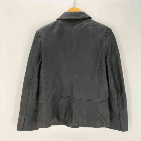 90S OLD Lamb Leather 羊革 ラムレザー ジャケット ブラック レディース import:M