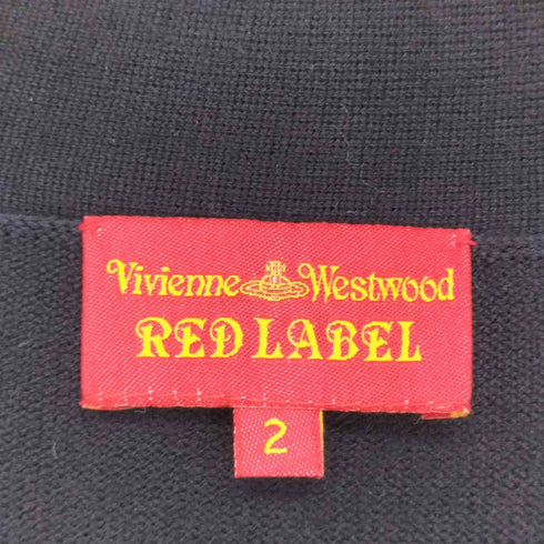 ヴィヴィアンウエストウッドレッドレーベル Vivienne Westwood RED LABEL リボン付きプルオーバーニット レディース JPN:2