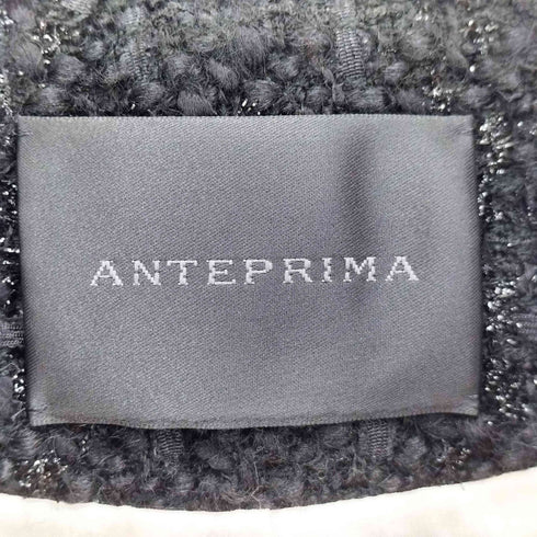 アンテプリマ ANTEPRIMA ノーカラー ツイード ジャケット セットアップ レディース