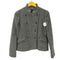 アルマーニジーンズ ARMANI JEANS 90-00S OLD MADE IN ITALY NAPOLEON イタリア製 裏地千鳥格子 ナポレオン ウール クロップド ダブル ライダース ジャケット Y2K レディース EUR:40