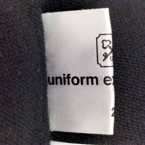 ユニフォームエクスペリメント uniform experiment 19AW COLORCHART BOX CREW NECK KNIT カラーチャート ボックス クルーネック ニット メンズ JPN:2