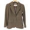 マックスマーラ MAX MARA MADE IN ITALY virgin wool 100% イタリア製 白タグ ストライプ バージン ウール テーラード ジャケット レディース EUR:40