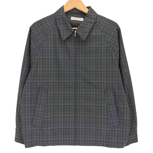 ビューティーアンドユースユナイテッドアローズ BEAUTY & YOUTH UNITED ARROWS 24SS アブストラクトチェックジップブルゾン メンズ JPN:S