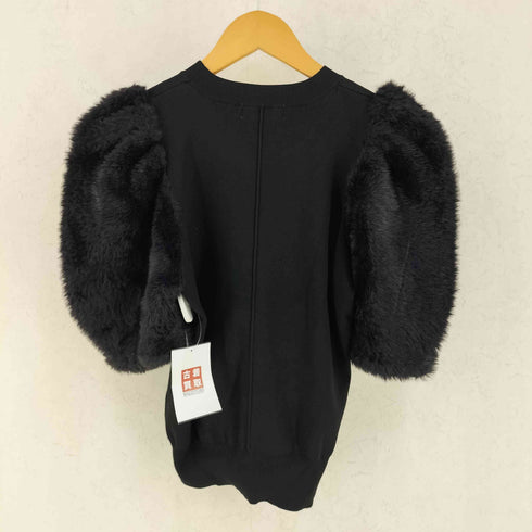 ジャスグリッティー JUSGLITTY ファーリースリーブニット レディース JPN:2