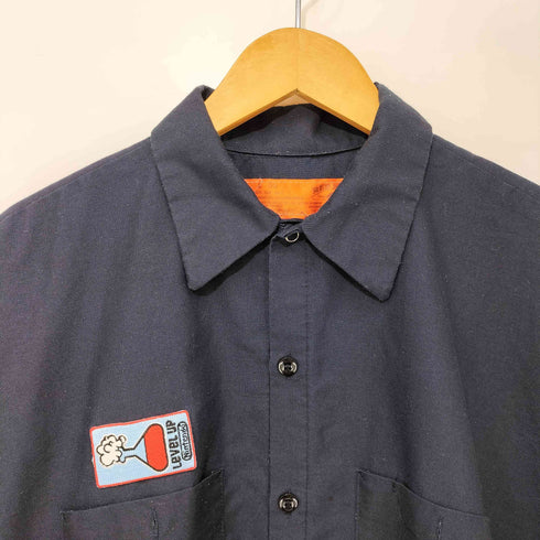 レッドキャップ RED KAP ワッペン ワーク 半袖 シャツ メンズ JPN:L