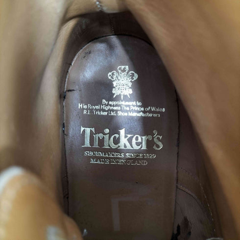トリッカーズ Trickers MOLTON モルトン ウイングチップ メダリオン レースアップ カントリーブーツ メンズ UK:8.5