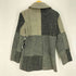ハリスツイード Harris Tweed ウール ヘリンボーン パッチワーク ダブル Pコート メンズ import:S