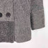 ハリスツイード Harris Tweed ウール ヘリンボーン パッチワーク ダブル Pコート メンズ import:S