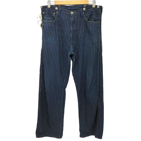 ウエアハウス WAREHOUSE WABAH DENIM WORK PANTS ウォバッシュ デニム ストライプ ワーク パンツ メンズ US:34-35