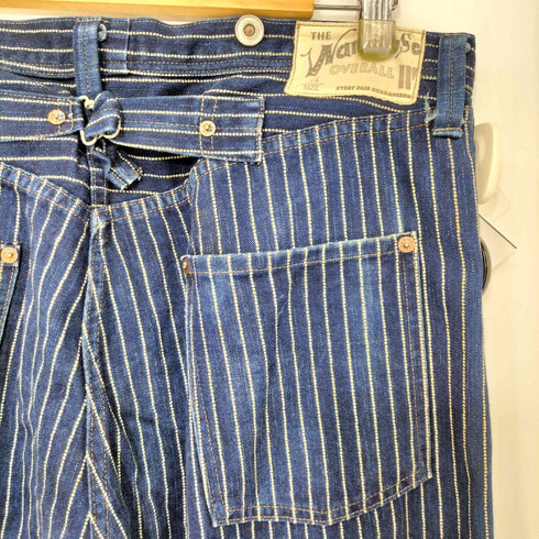 ウエアハウス WAREHOUSE WABAH DENIM WORK PANTS ウォバッシュ デニム ストライプ ワーク パンツ メンズ US:34-35
