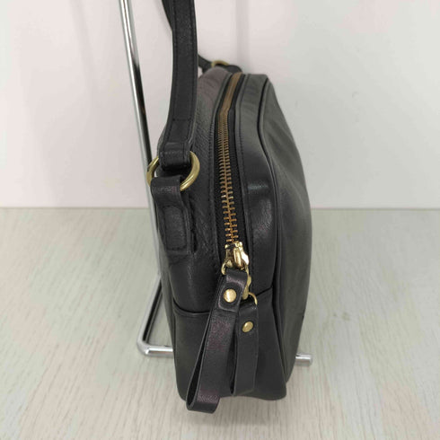 Ampersand レザーショルダーバッグ レディース