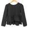 プロポーションバイボディードレッシング PROPORTION BODY DRESSING ウォッシャブル ランダムヘムペプラムブラウス レディース JPN:M