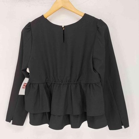 プロポーションバイボディードレッシング PROPORTION BODY DRESSING ウォッシャブル ランダムヘムペプラムブラウス レディース JPN:M