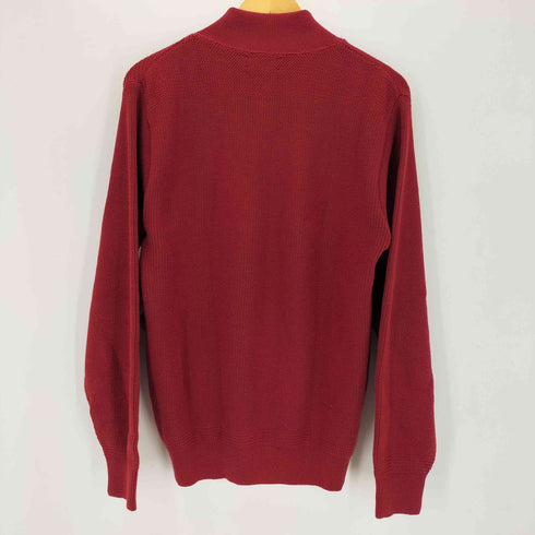 ランズエンド LANDS END 90s USA製 ハーフボタン ヘンリーネック ニットセーター メンズ import:S
