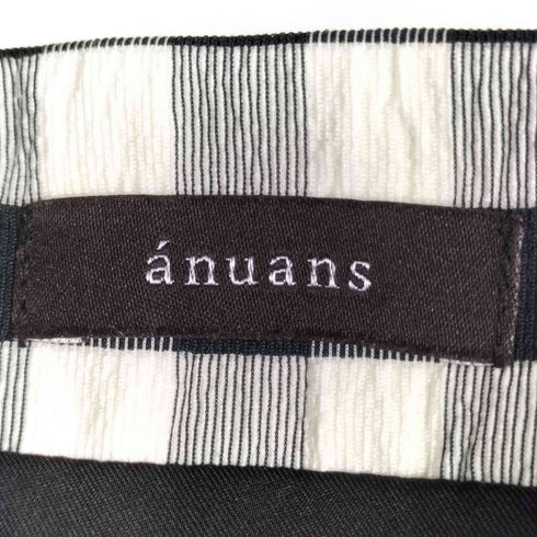アニュアンス anuans プレイドダブルフリルブラウス レディース FREE