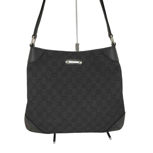 グッチ GUCCI GGキャンバス レザーショルダー バッグ 196140 レディース ONE SIZE