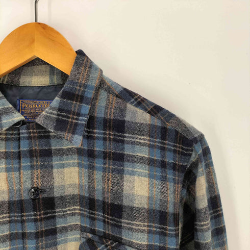 ペンドルトン PENDLETON 70-80s MADE IN USA ポケット フランネル チェックシャツ ボックス メンズ XL