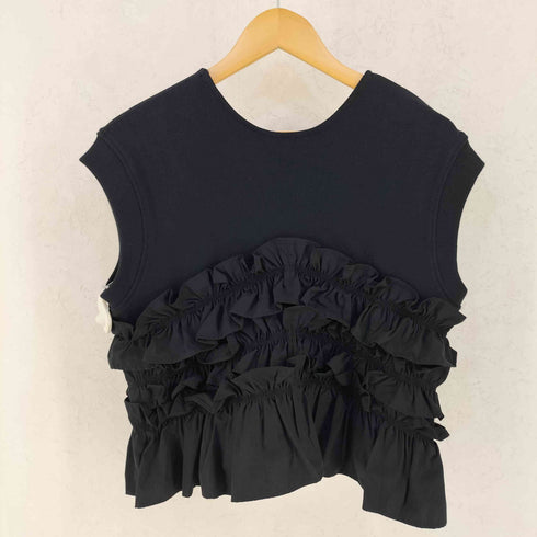 エメルリファインズ EMMEL REFINES フリル 2way Tシャツ レディース FREE