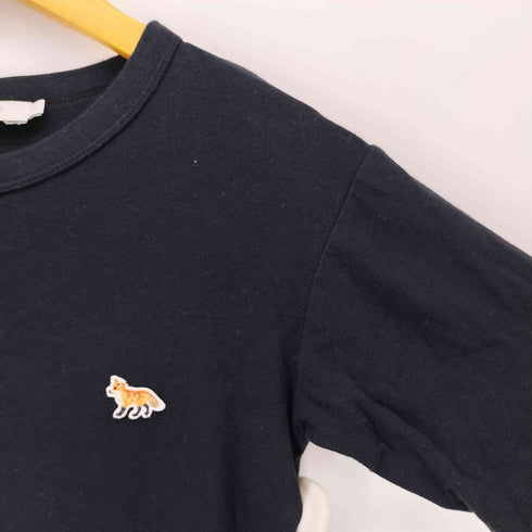 メゾンキツネ MAISON KITSUNE PROFILE FOX PATCH フォックスパッチ クルーネックTシャツ レディース import:S