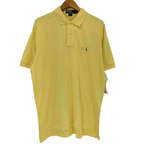 ポロバイラルフローレン Polo by RALPH LAUREN 90-00s フィリピン製 ポニー刺繍 半袖ポロシャツ メンズ import:M