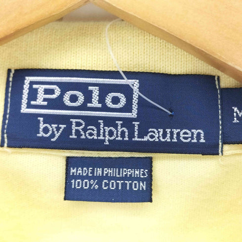 ポロバイラルフローレン Polo by RALPH LAUREN 90-00s フィリピン製 ポニー刺繍 半袖ポロシャツ メンズ import:M