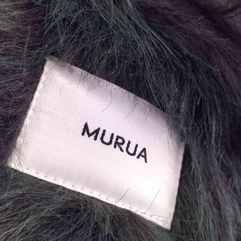ムルーア MURUA フェイクファー レザー ライダースジャケット レディース FREE