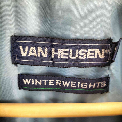 ヴァンヒューゼン VAN HEUSEN 90S OLD ペンキ ペイント 加工 オンブレ チェック フランネル ボックス シャツ グランジ メンズ import:XL