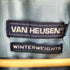 ヴァンヒューゼン VAN HEUSEN 90S OLD ペンキ ペイント 加工 オンブレ チェック フランネル ボックス シャツ グランジ メンズ import:XL