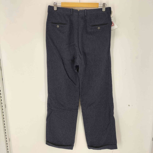 BRASS&BLACK LTD MADE IN USA ロケットTALON 3タック ウール スラックス メンズ