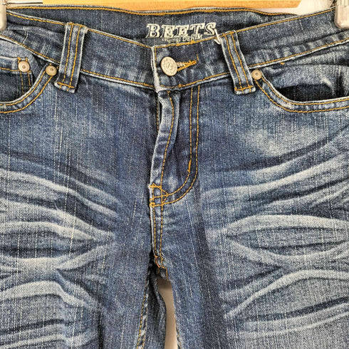 BEETS DENIM バックポケット刺繍 デニムパンツ レディース US:26-27