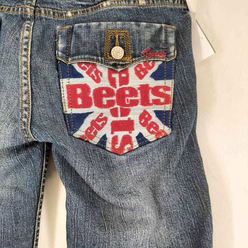 BEETS DENIM バックポケット刺繍 デニムパンツ レディース US:26-27