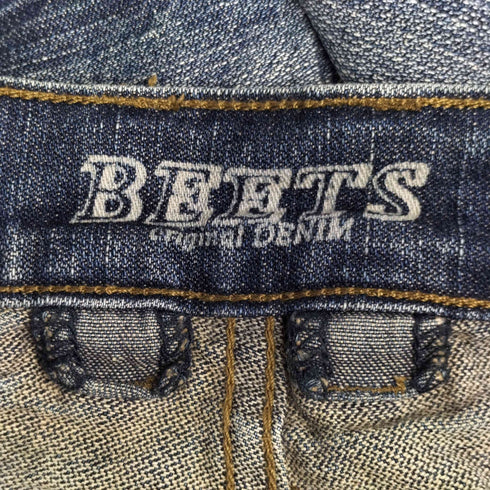 BEETS DENIM バックポケット刺繍 デニムパンツ レディース US:26-27