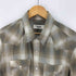 BUCK MASON ウール混 チェック ウエスタンシャツ メンズ import:M
