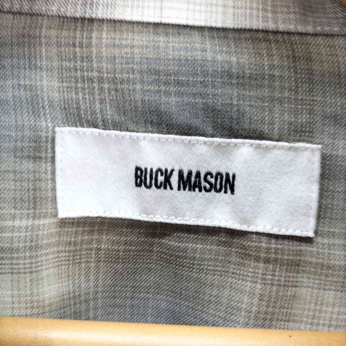 BUCK MASON ウール混 チェック ウエスタンシャツ メンズ import:M