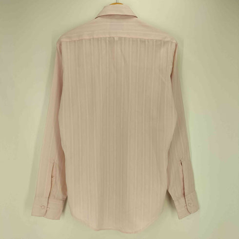 シアーズ Sears 70S PERMA-PREST 襟芯 ドット L/S ポリ シャツ メンズ 15 34-35