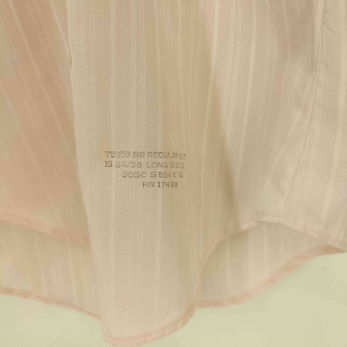 シアーズ Sears 70S PERMA-PREST 襟芯 ドット L/S ポリ シャツ メンズ 15 34-35