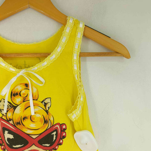 ヒステリックグラマーミニ HYSTERIC GLAMOUR MINI ロゴデザイン レース ミニタンクトップ レディース 140
