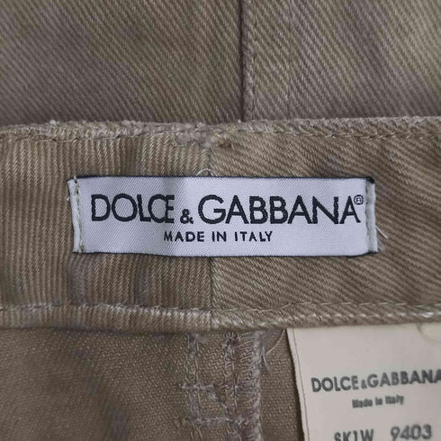 ドルチェアンドガッバーナ DOLCE&GABBANA ダメージ加工 デニムスカート レディース