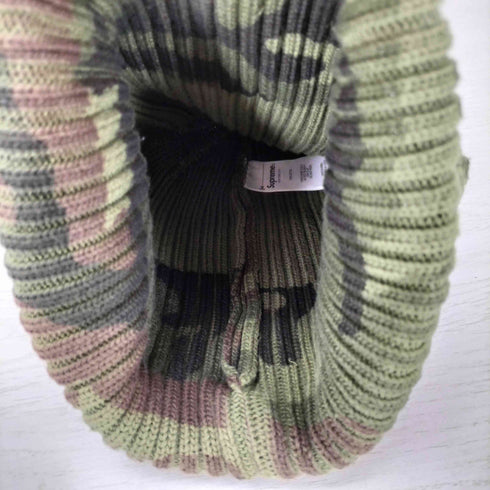 シュプリーム Supreme 26SS Overdyed Beanie Woodland Camo オーバーダイド ビーニー ウッドランドカモ ニット帽 メンズ ONE SIZE