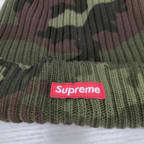 シュプリーム Supreme 26SS Overdyed Beanie Woodland Camo オーバーダイド ビーニー ウッドランドカモ ニット帽 メンズ ONE SIZE