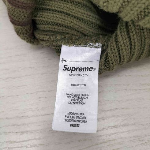 シュプリーム Supreme 26SS Overdyed Beanie Woodland Camo オーバーダイド ビーニー ウッドランドカモ ニット帽 メンズ ONE SIZE