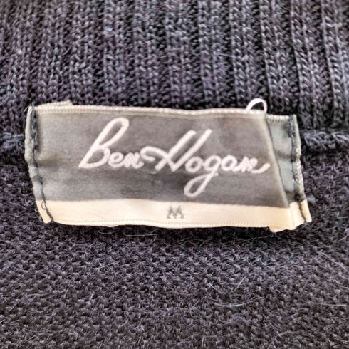 Ben Hogan べンホーガン ロゴ 刺繍 ウール カシミヤ カーディガン メンズ JPN:M