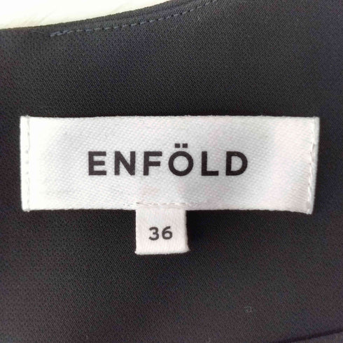 エンフォルド ENFOLD 23AW SQUARE-ORIGAMI DRESS レディース JPN:36