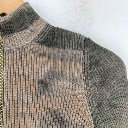 ディーゼル DIESEL レース切替 ハーフジップ ニット レディース